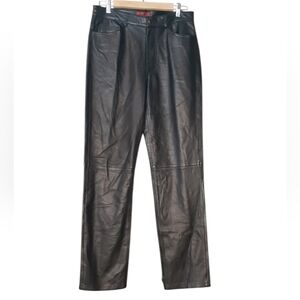 HUGO Boss Black Lambs Leather Excellent Condition New With Tags. Womans.Size 38R